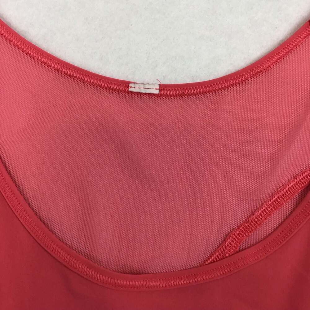 Lululemon Sculpt Tank Top in Coral/Salmon Mesh Size 10 Athletic - Picture 5 of 11